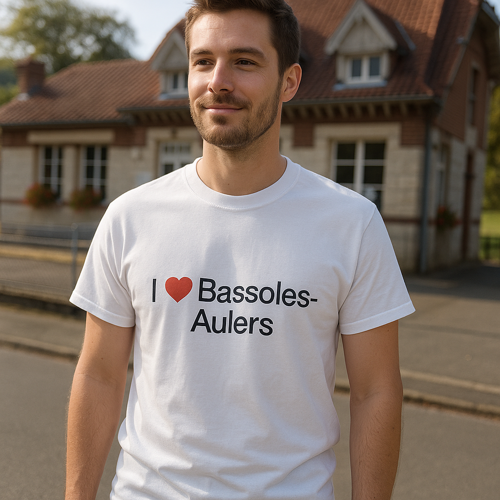 T-shirt I love bassoles-aulers