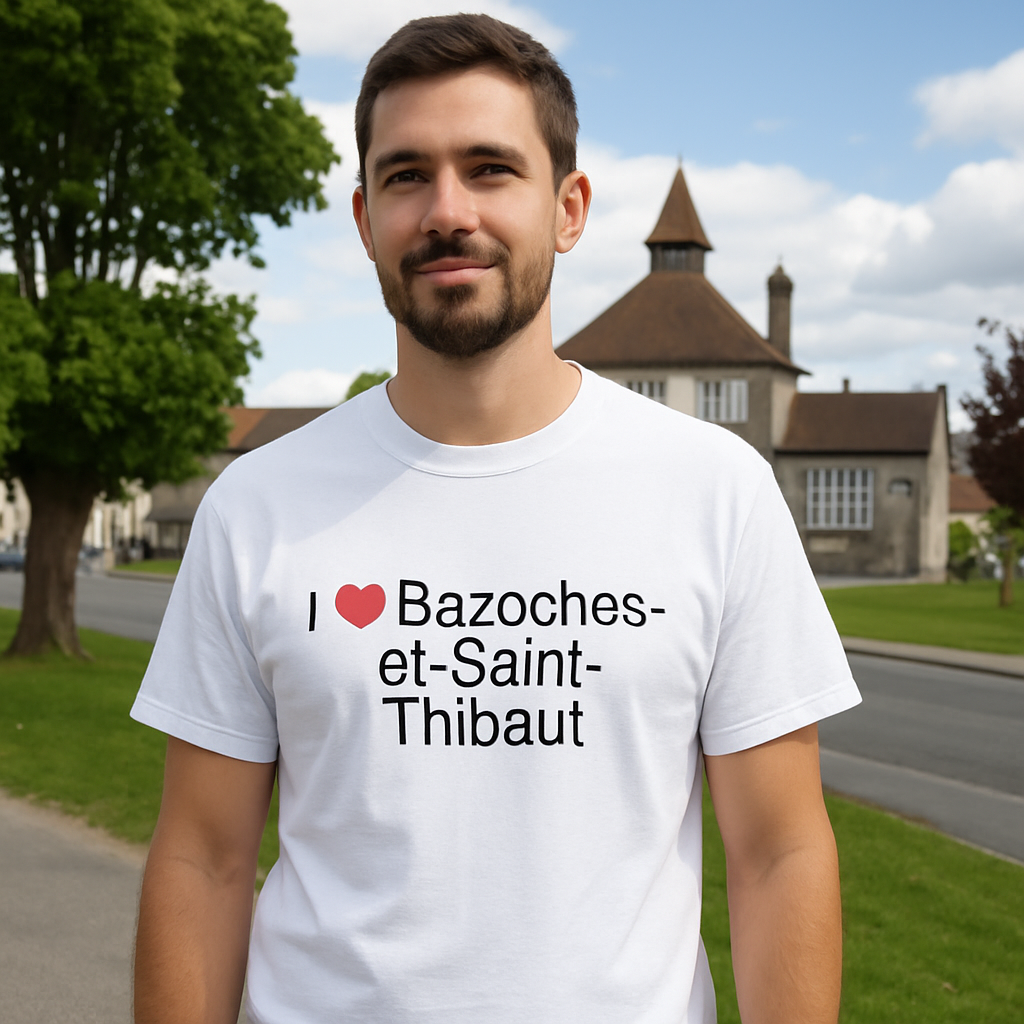 T-shirt I love bazoches-et-saint-thibaut