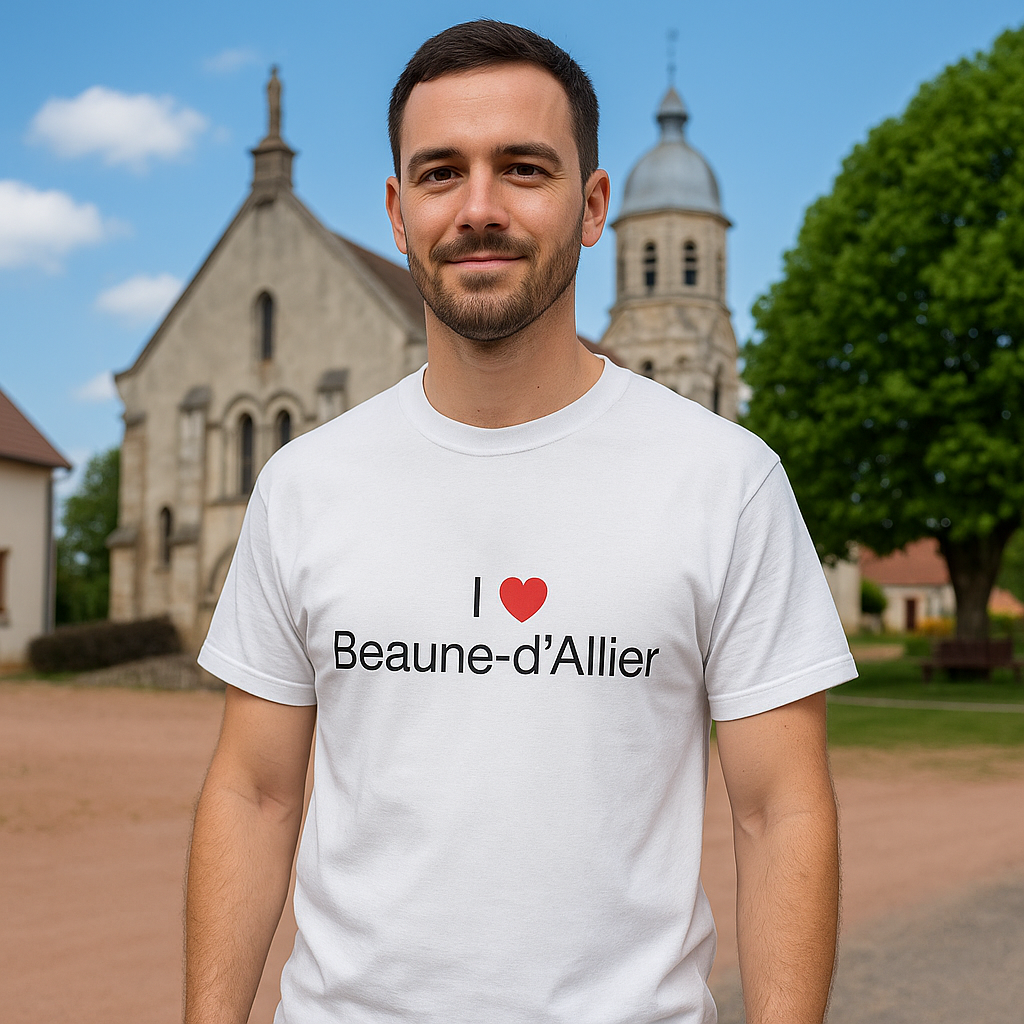 T-shirt I love beaune-d'allier