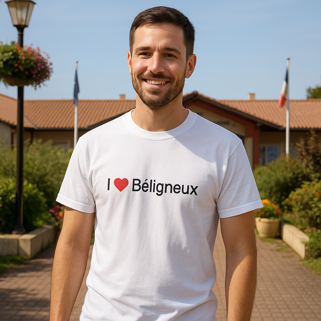 T-shirt I love béligneux