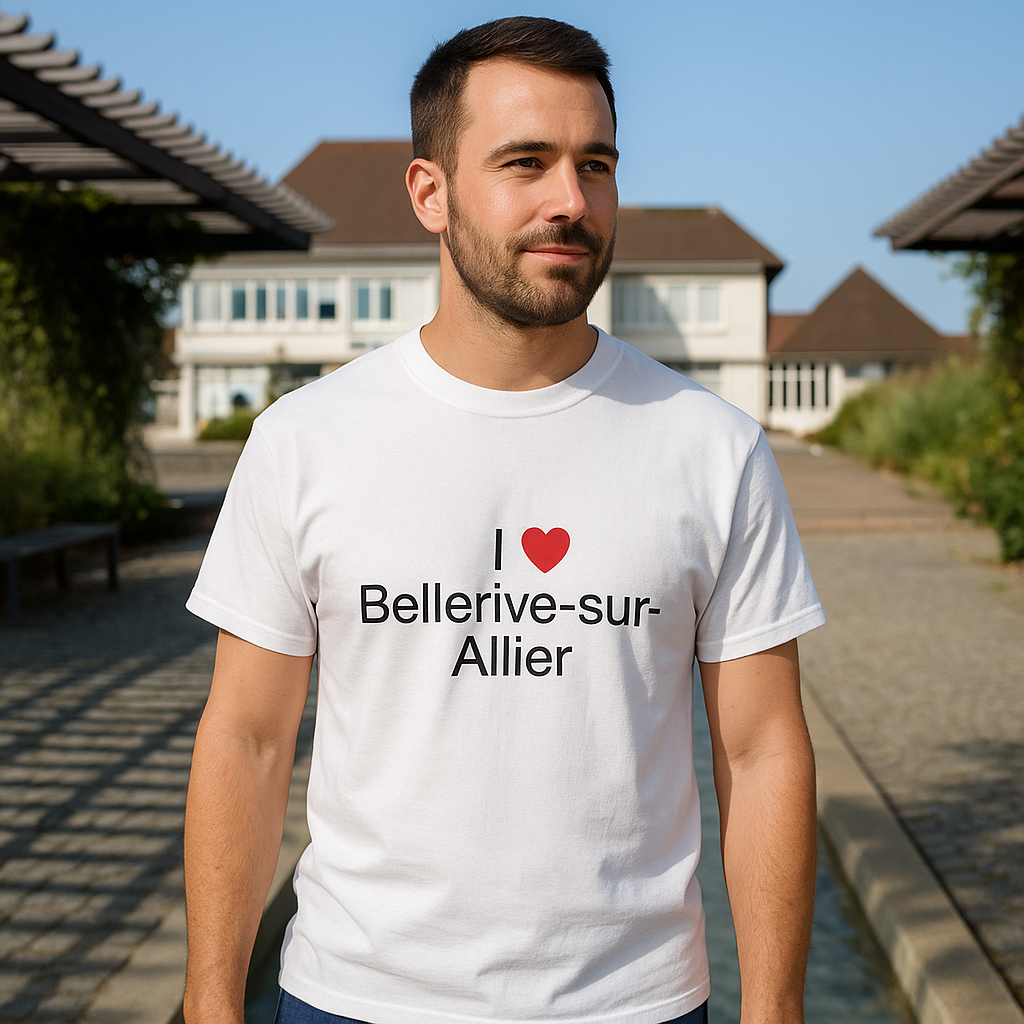 T-shirt I love bellerive-sur-allier