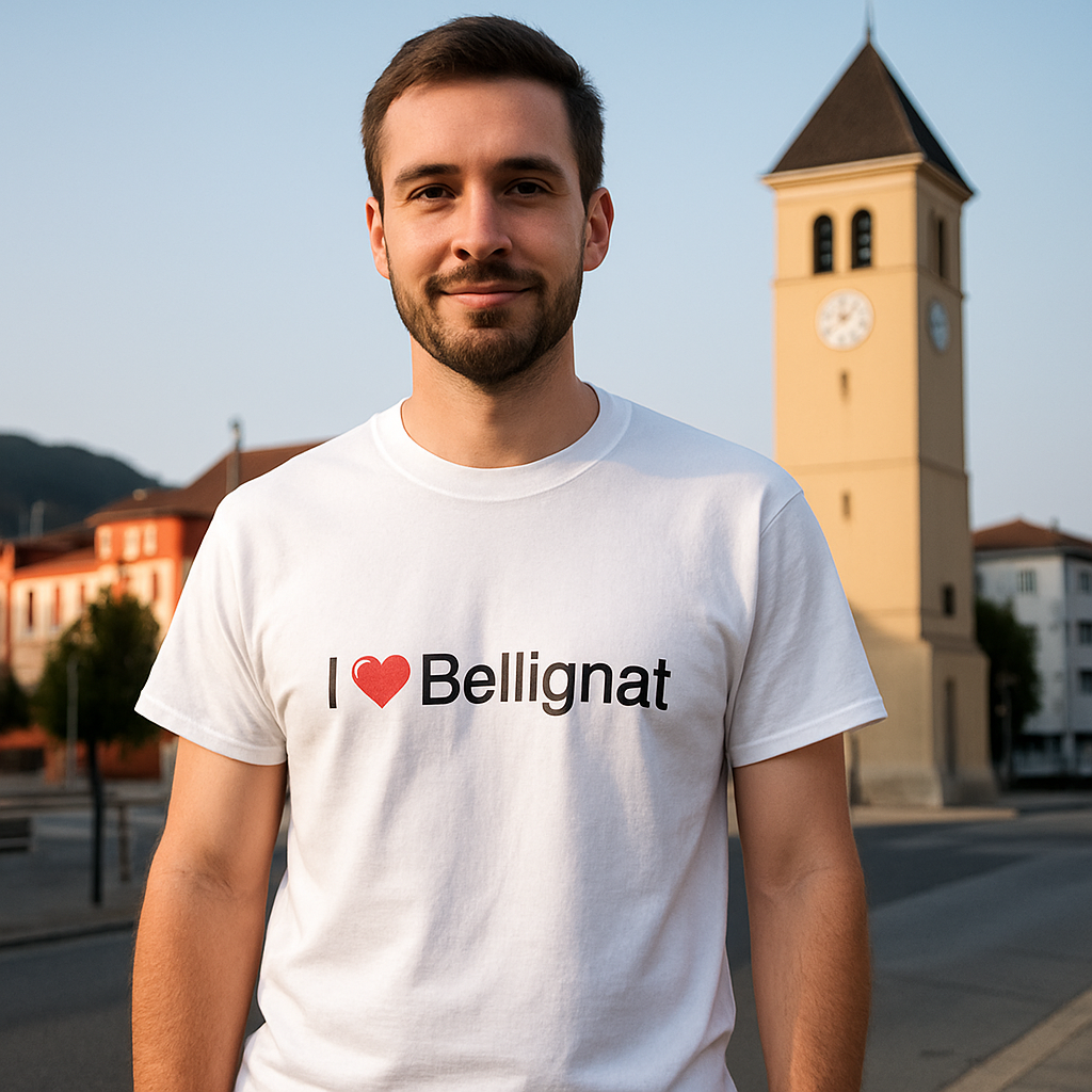 T-shirt I love bellignat