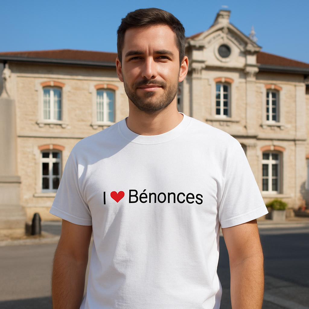 T-shirt I love bénonces