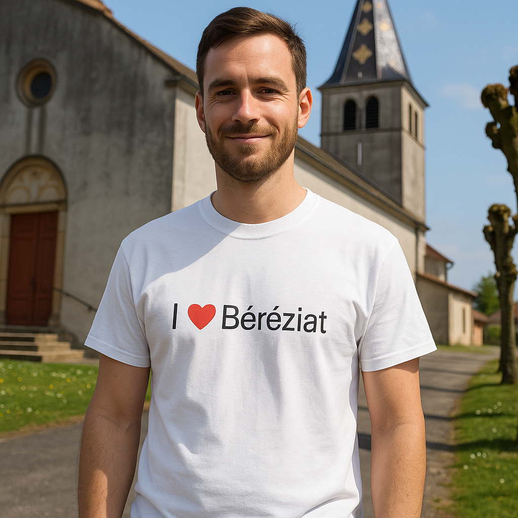 T-shirt I love béréziat