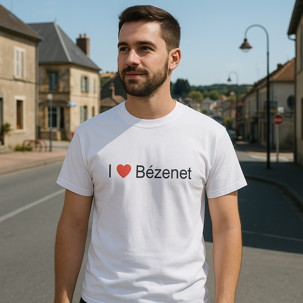 T-shirt I love bézenet