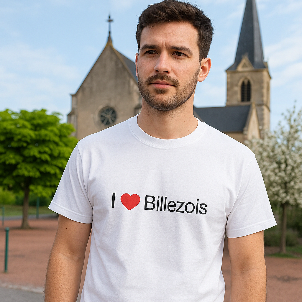 T-shirt I love billezois