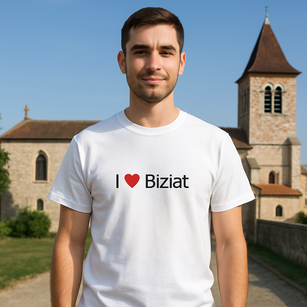 T-shirt I love biziat