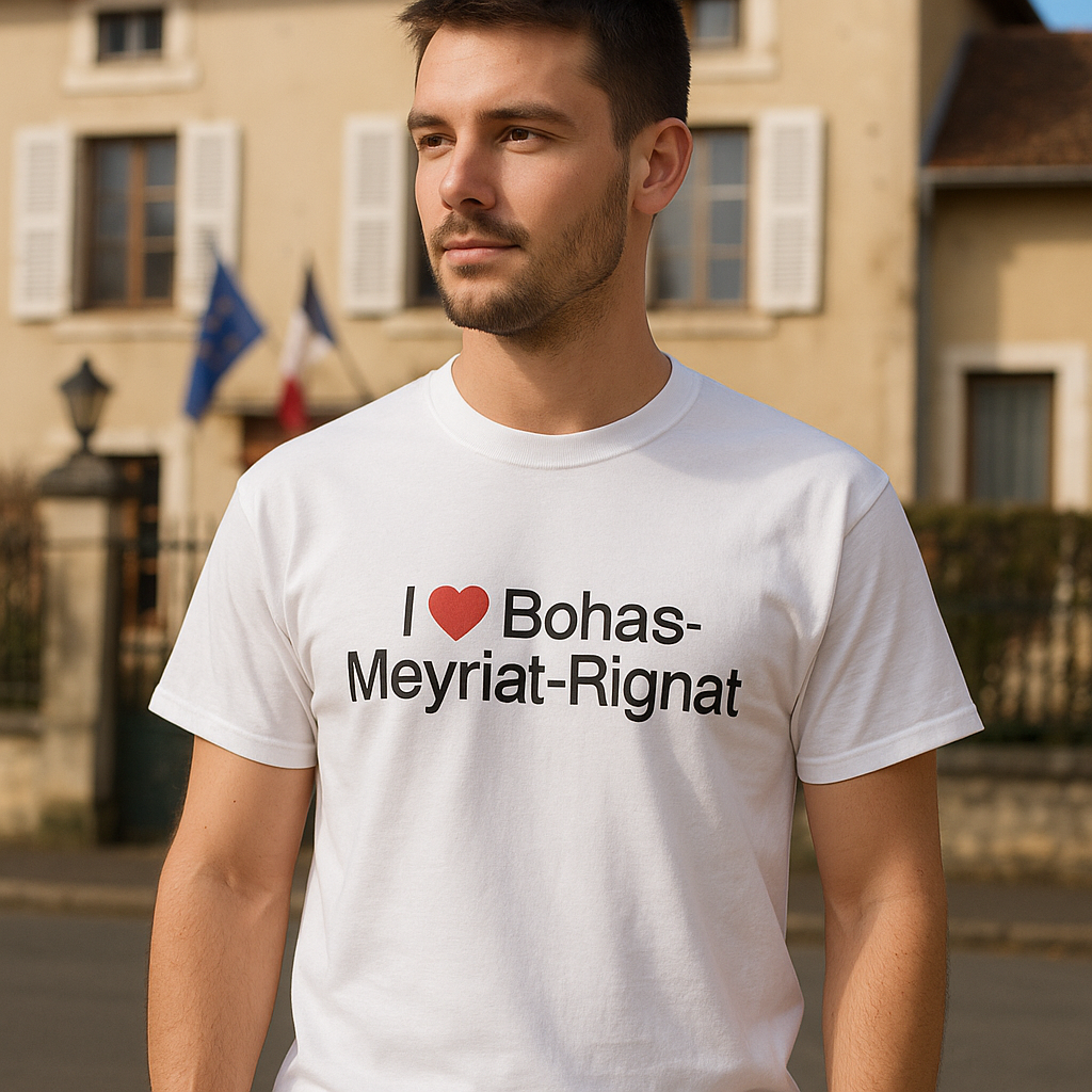 T-shirt I love bohas-meyriat-rignat