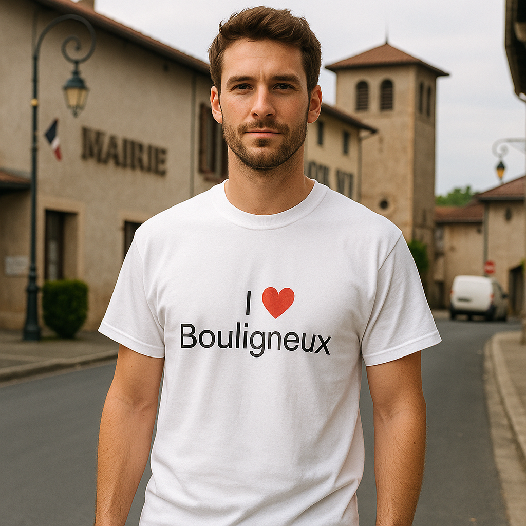 T-shirt I love bouligneux