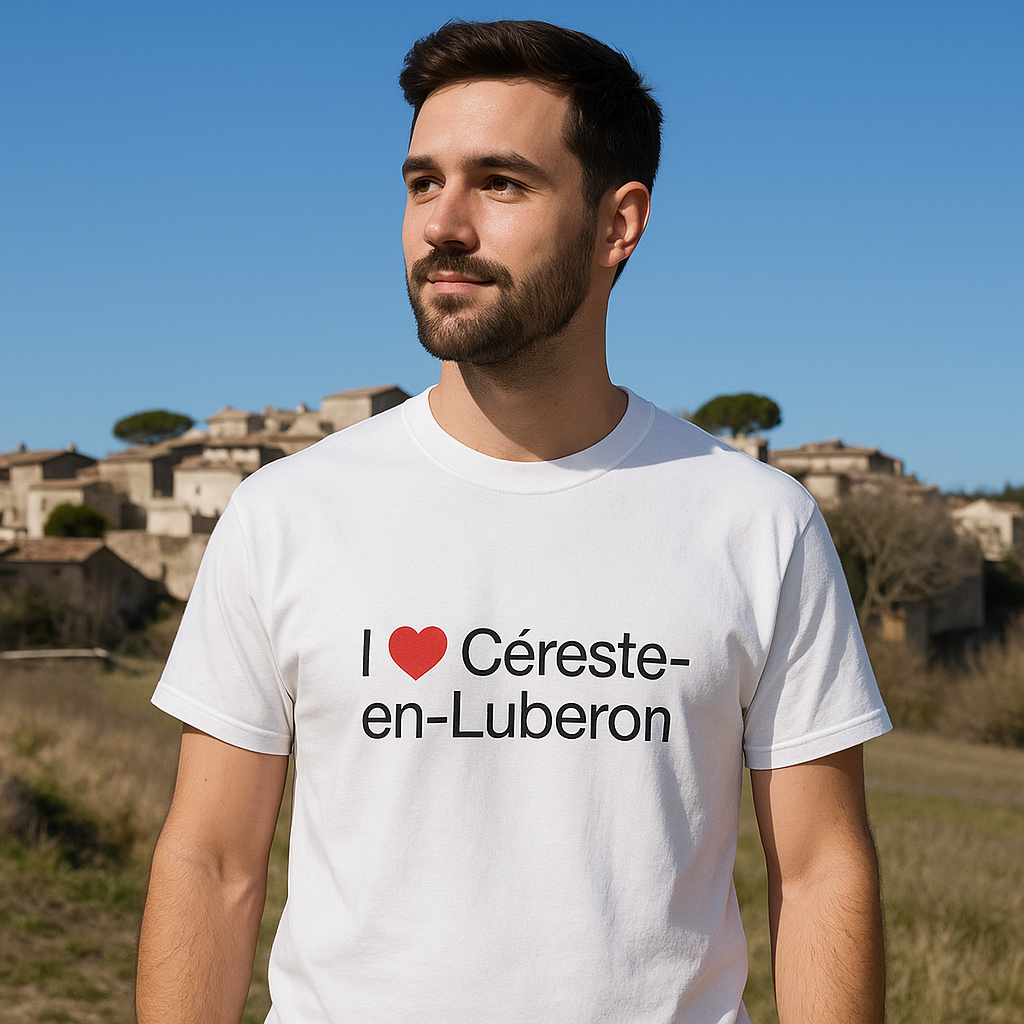 T-shirt I love céreste-en-luberon