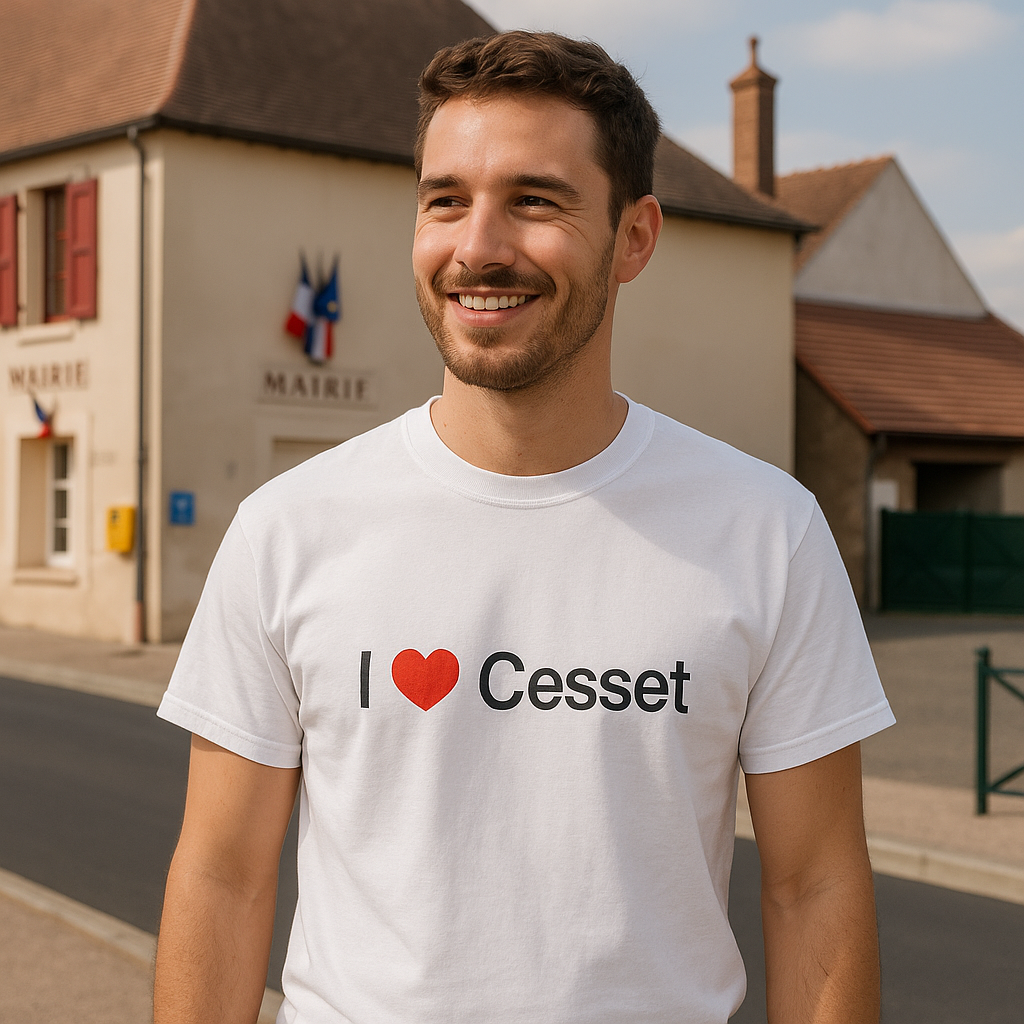 T-shirt I love cesset