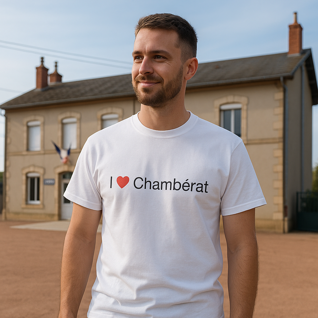 T-shirt I love chambérat