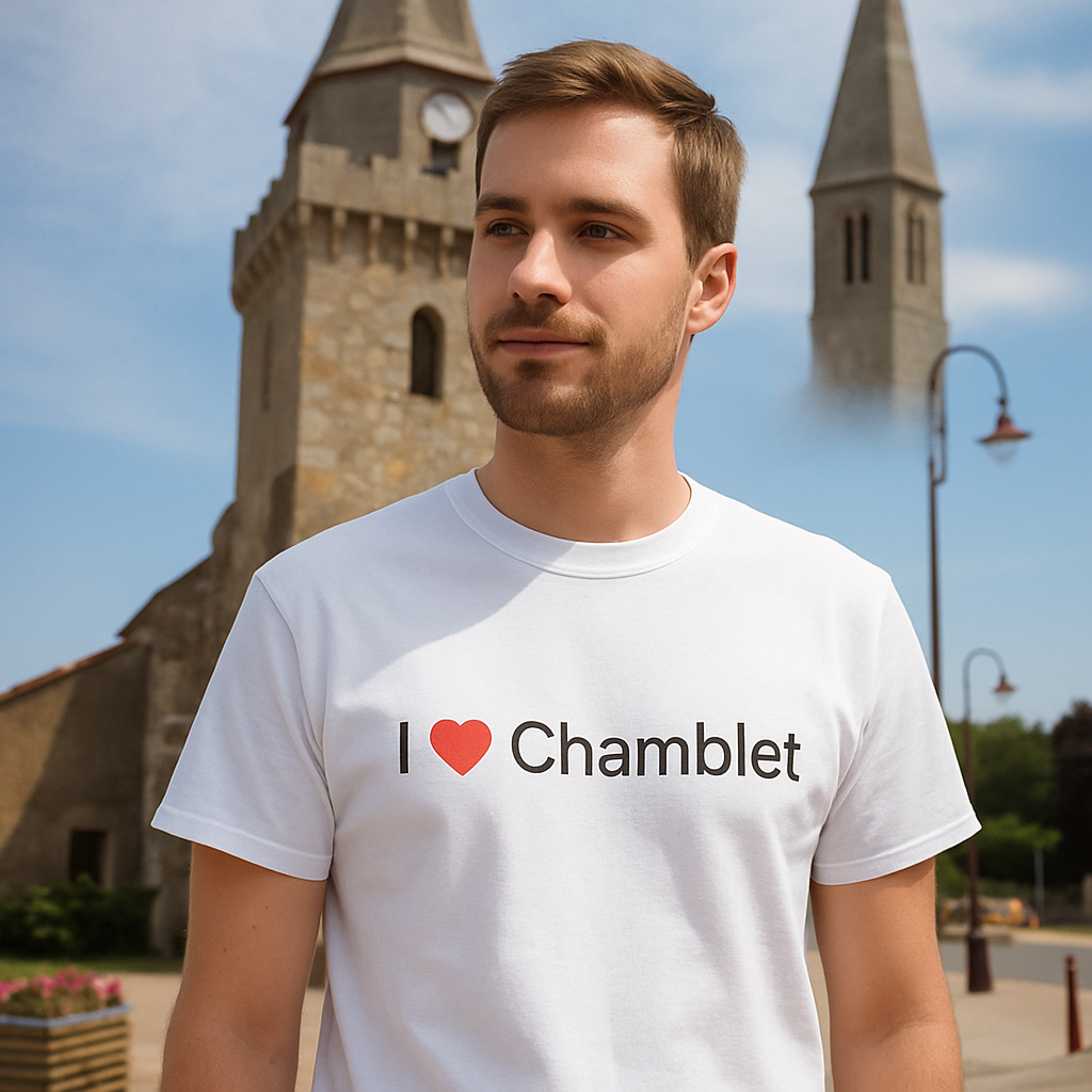 T-shirt I love chamblet