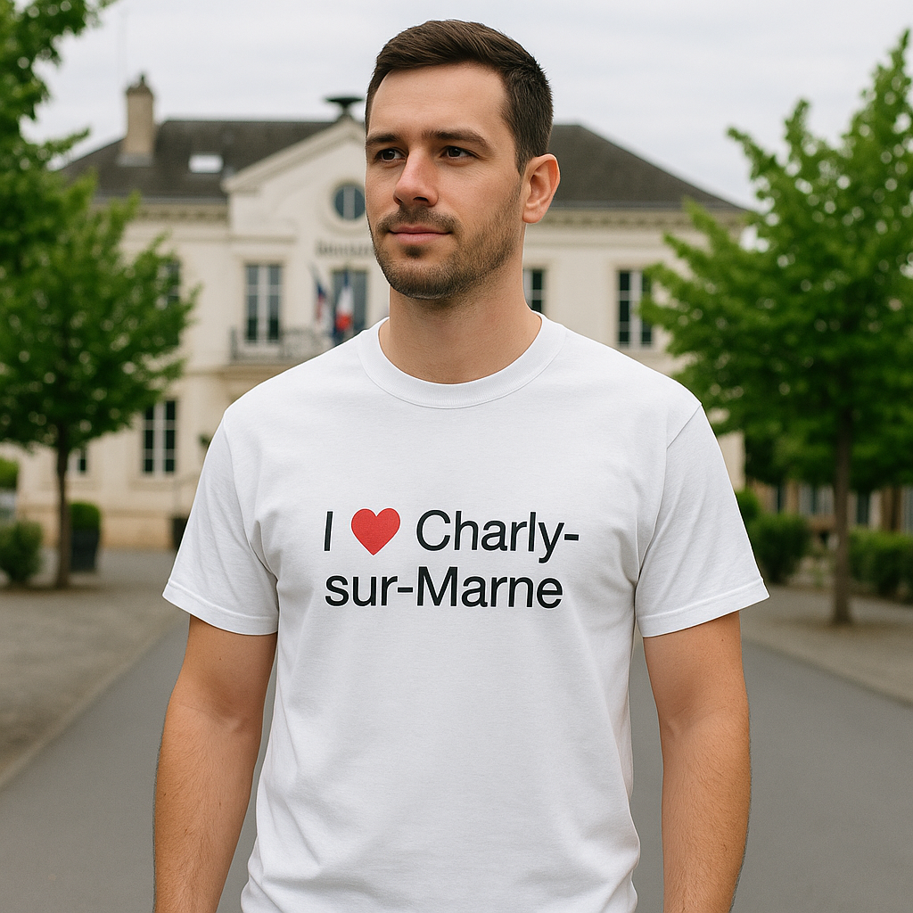 T-shirt I love charly-sur-marne