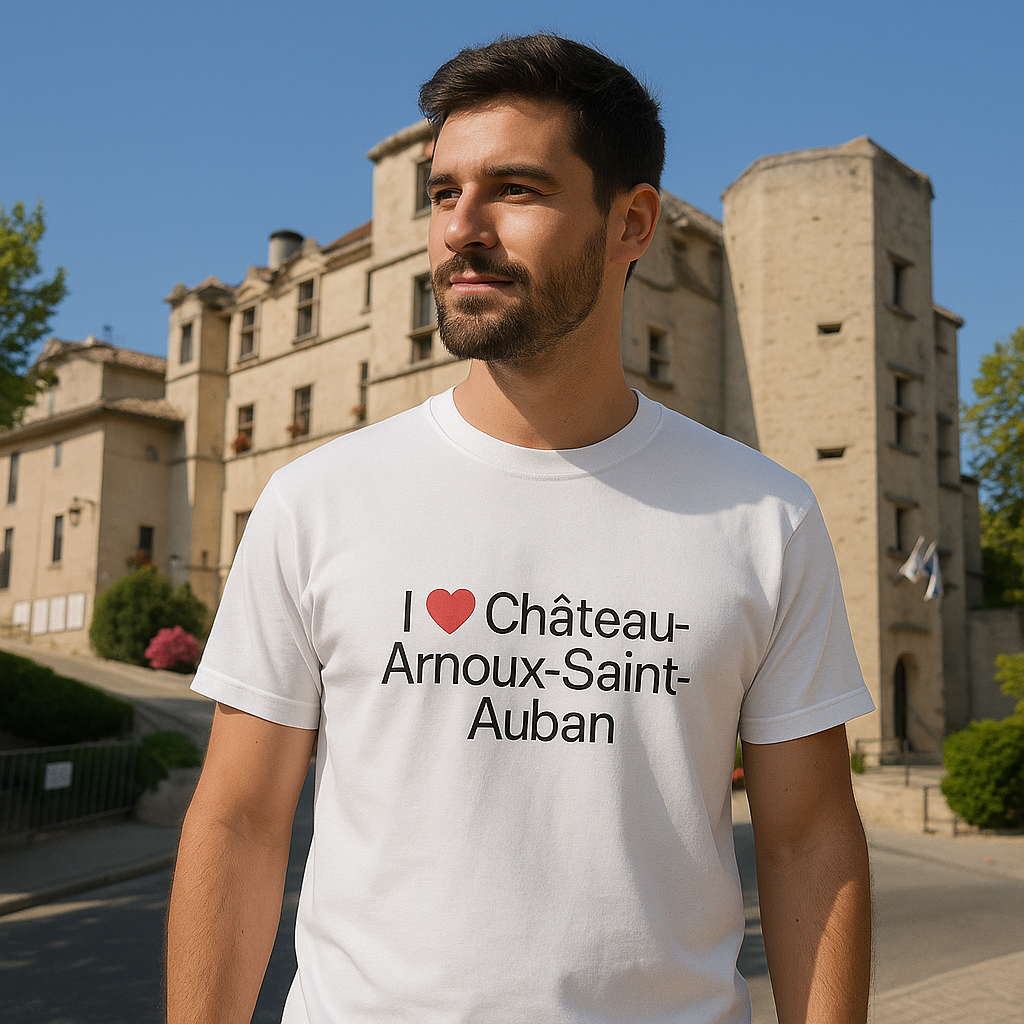 T-shirt I love château-arnoux-saint-auban