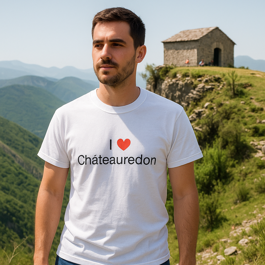 T-shirt I love châteauredon