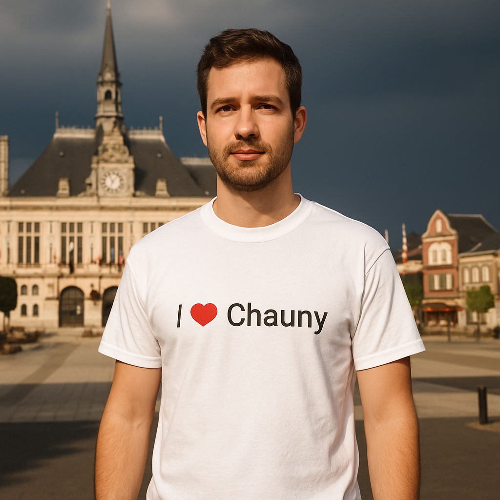 T-shirt I love chauny
