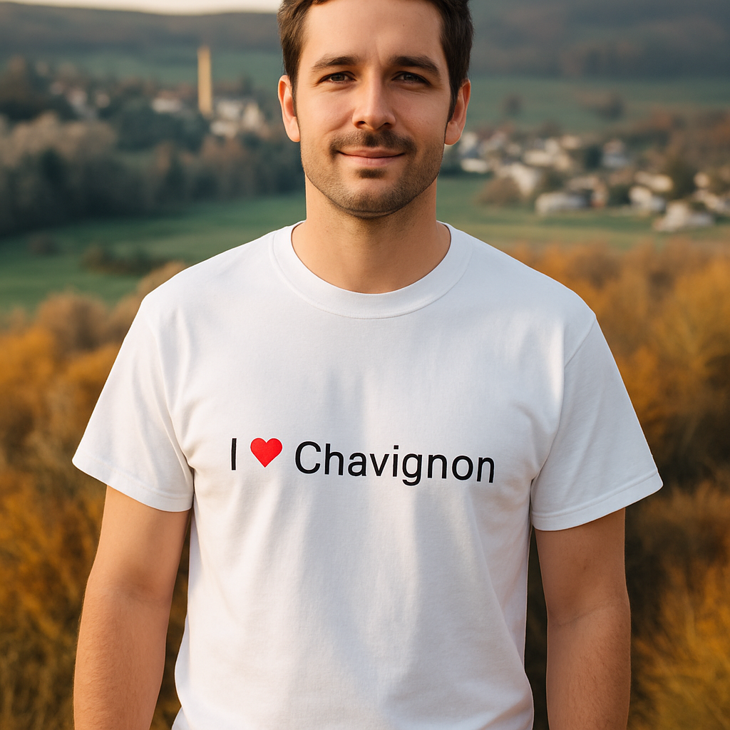 T-shirt I love chavignon