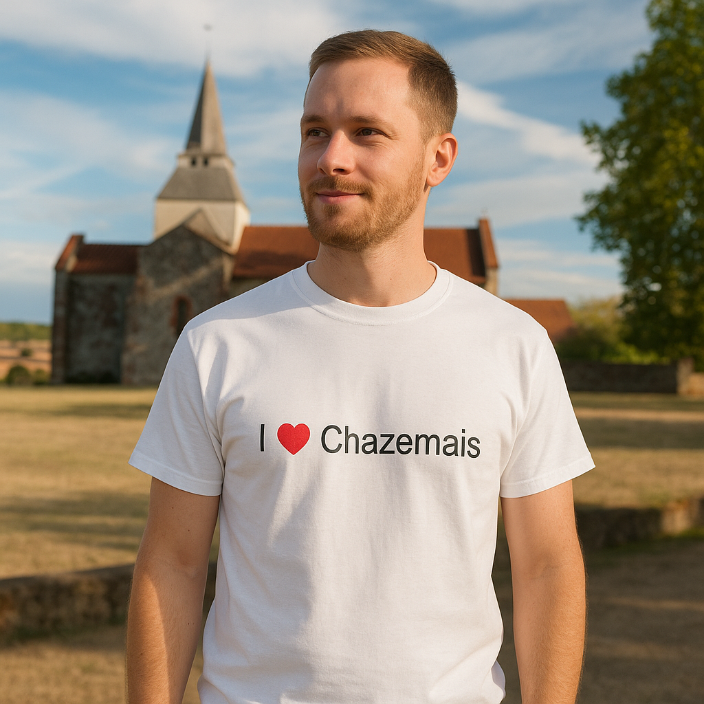 T-shirt I love chazemais