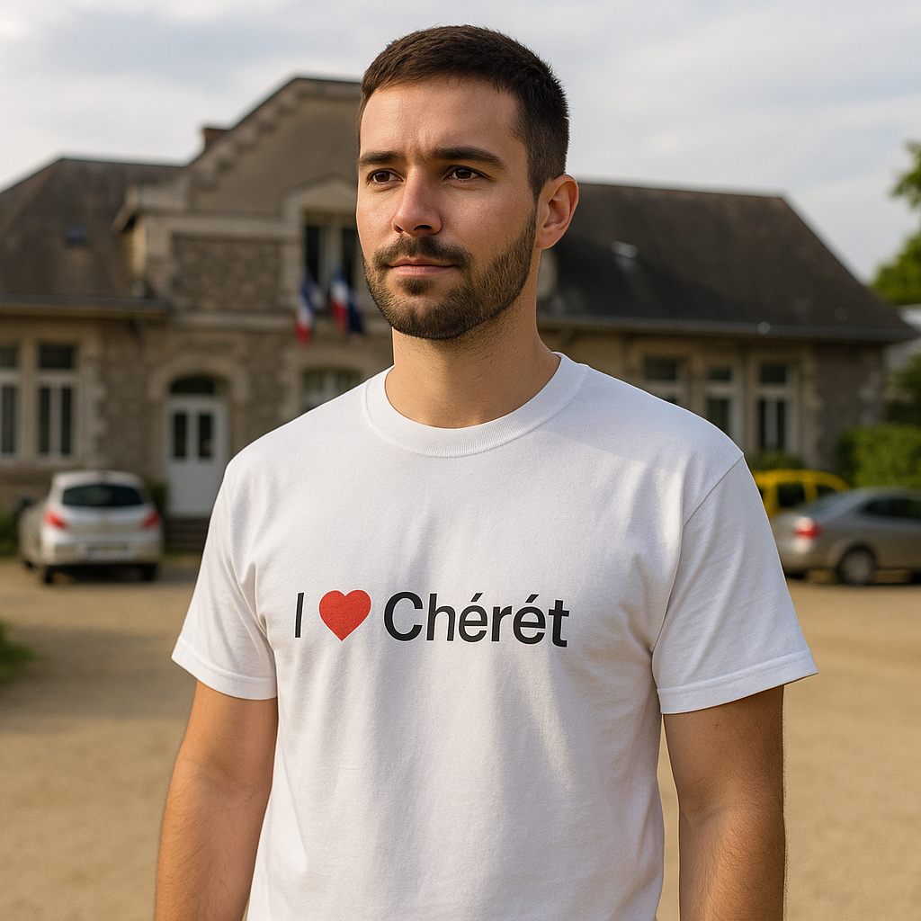 T-shirt I love chérêt