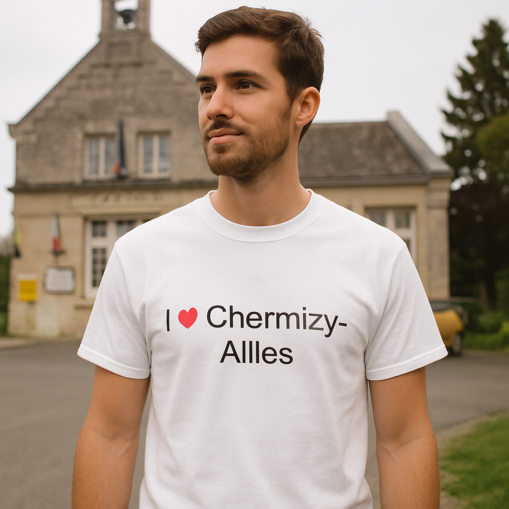 T-shirt I love chermizy-ailles
