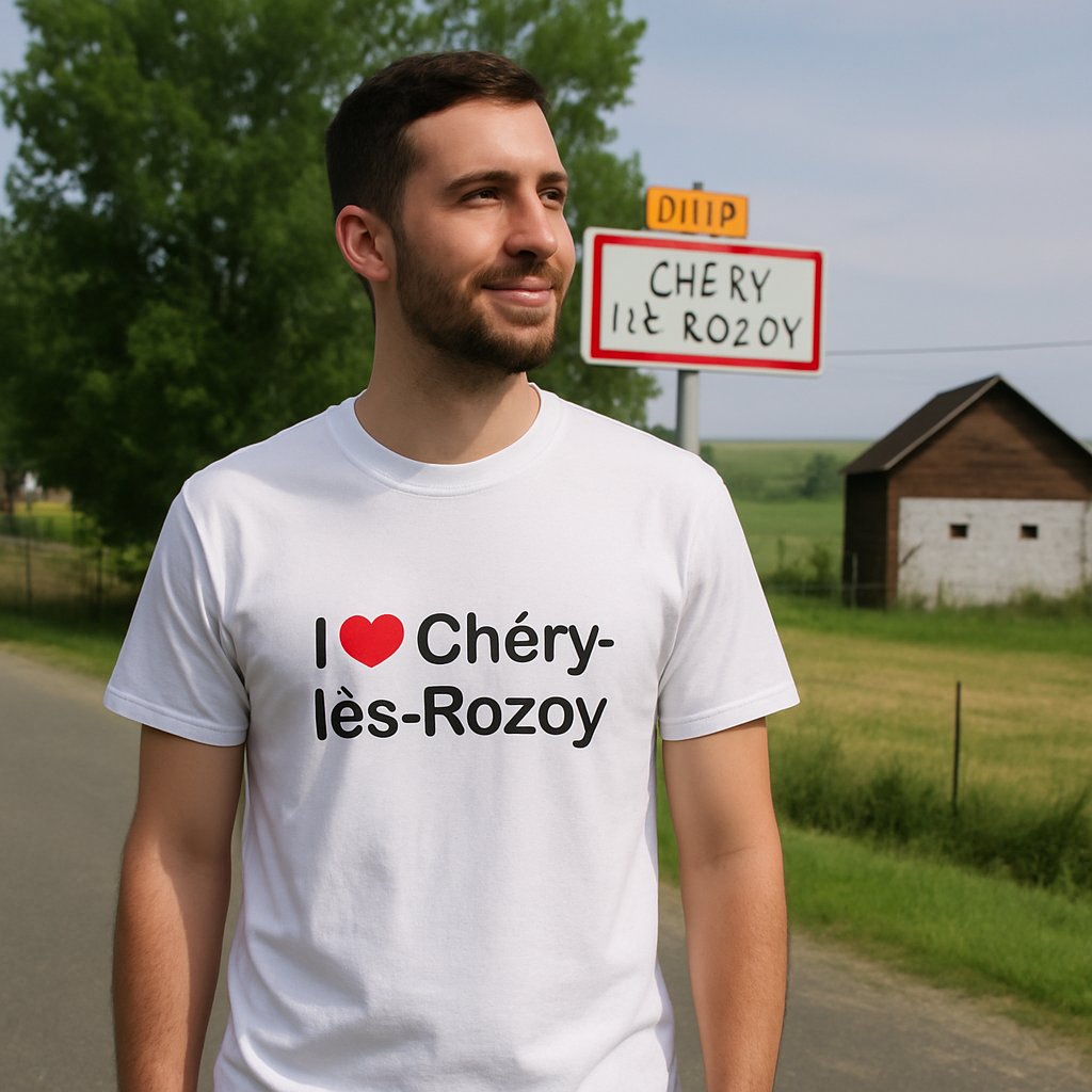 T-shirt I love chéry-lès-rozoy