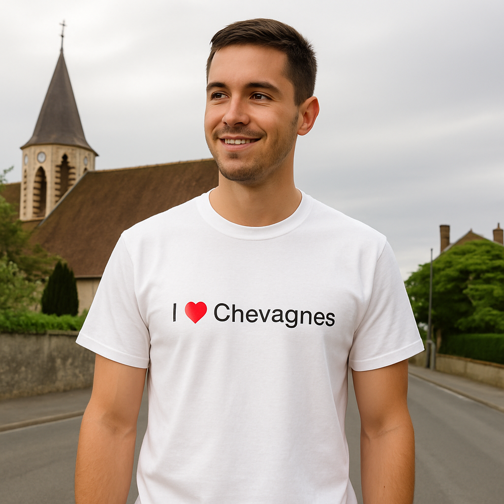 T-shirt I love chevagnes