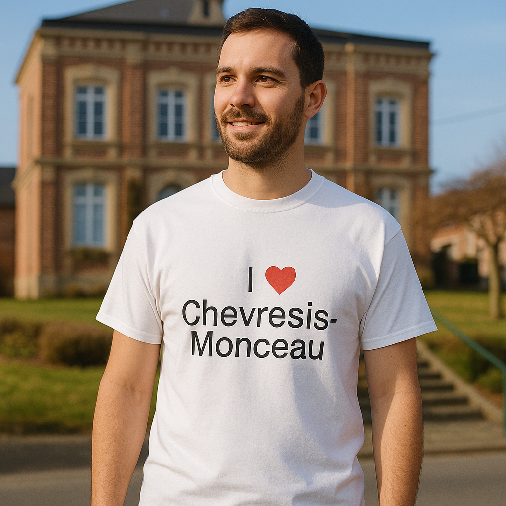 T-shirt I love chevresis-monceau