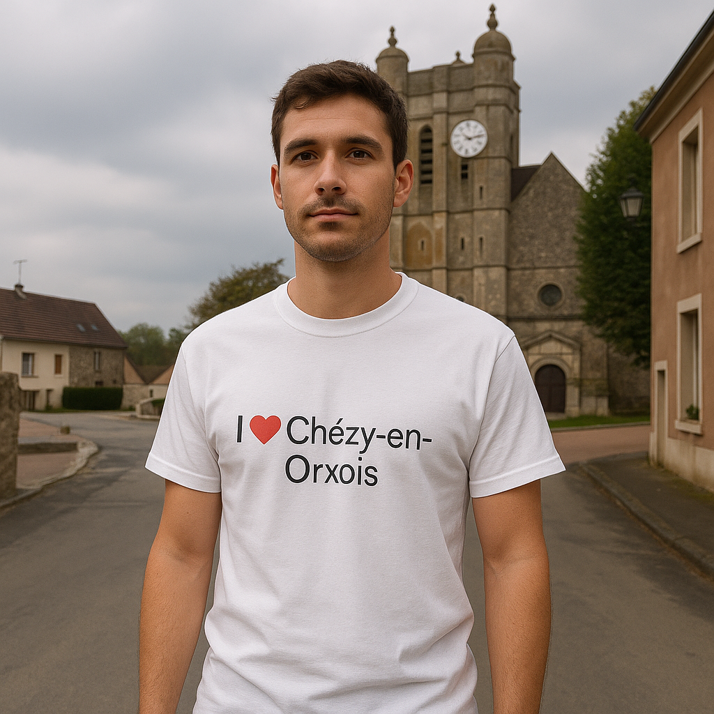 T-shirt I love chézy-en-orxois