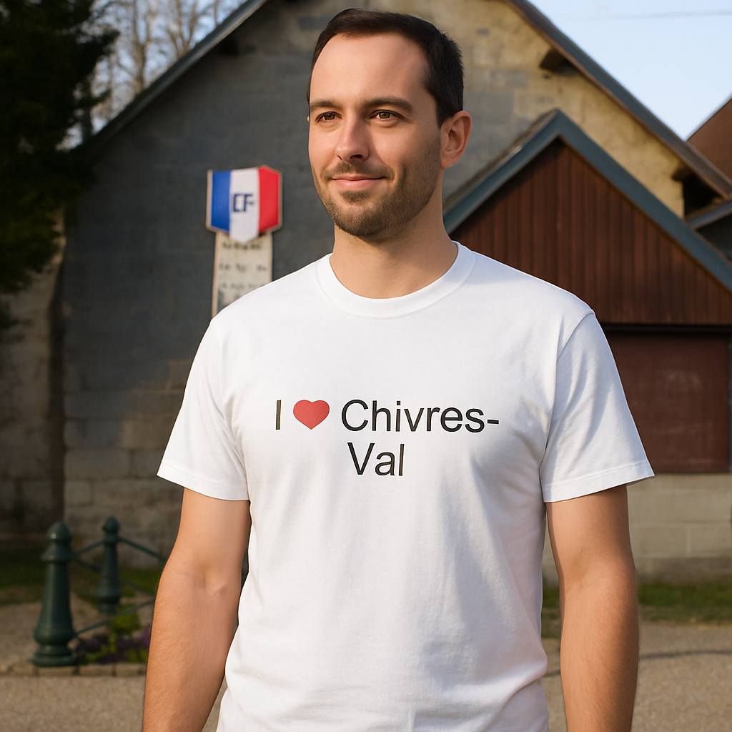 T-shirt I love chivres-val