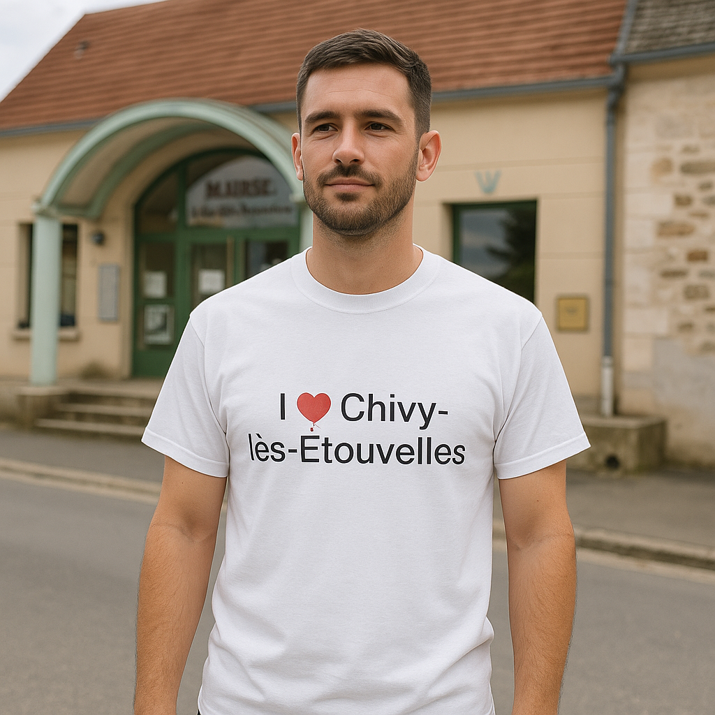 T-shirt I love chivy-lès-étouvelles