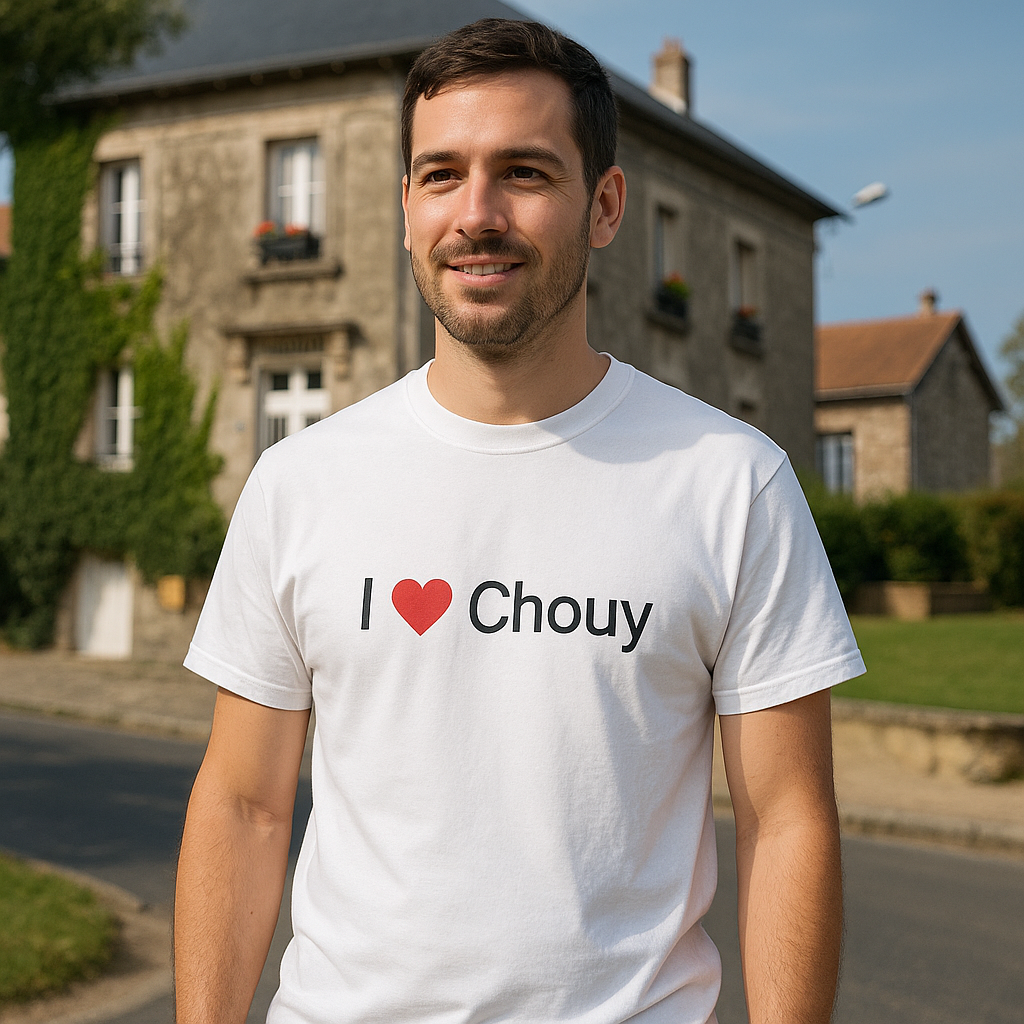 T-shirt I love chouy