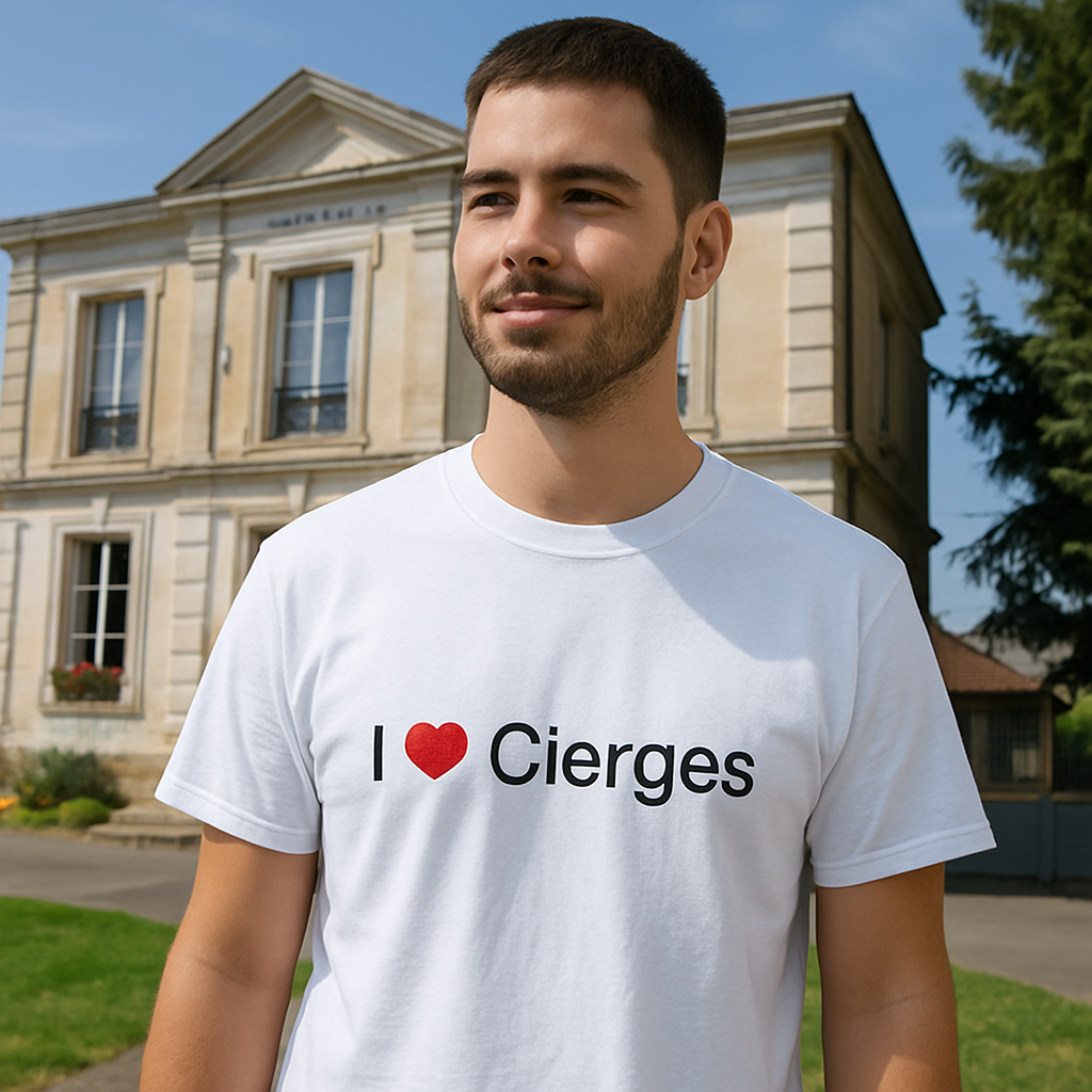 T-shirt I love cierges