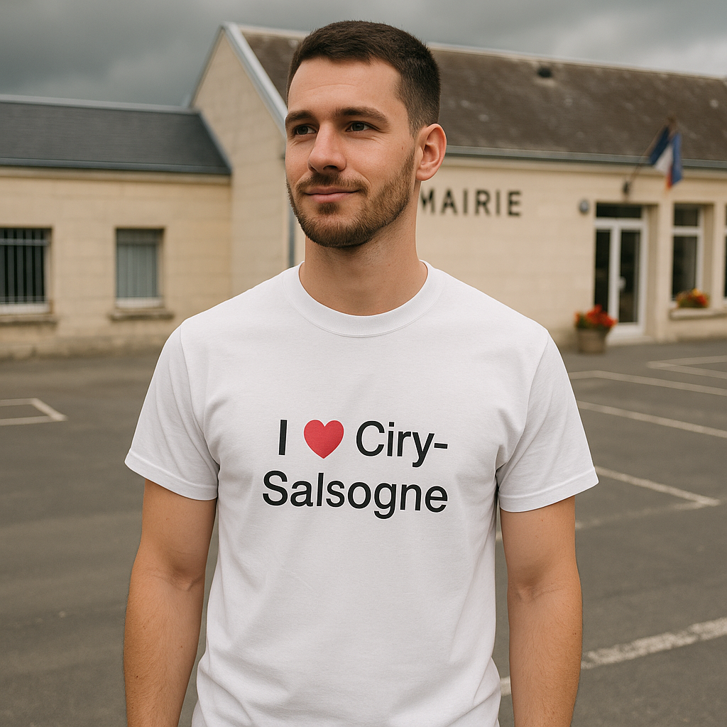 T-shirt I love ciry-salsogne
