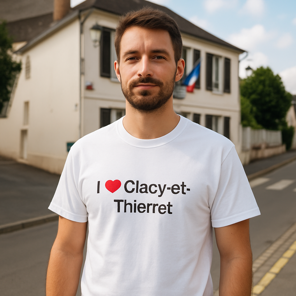 T-shirt I love clacy-et-thierret