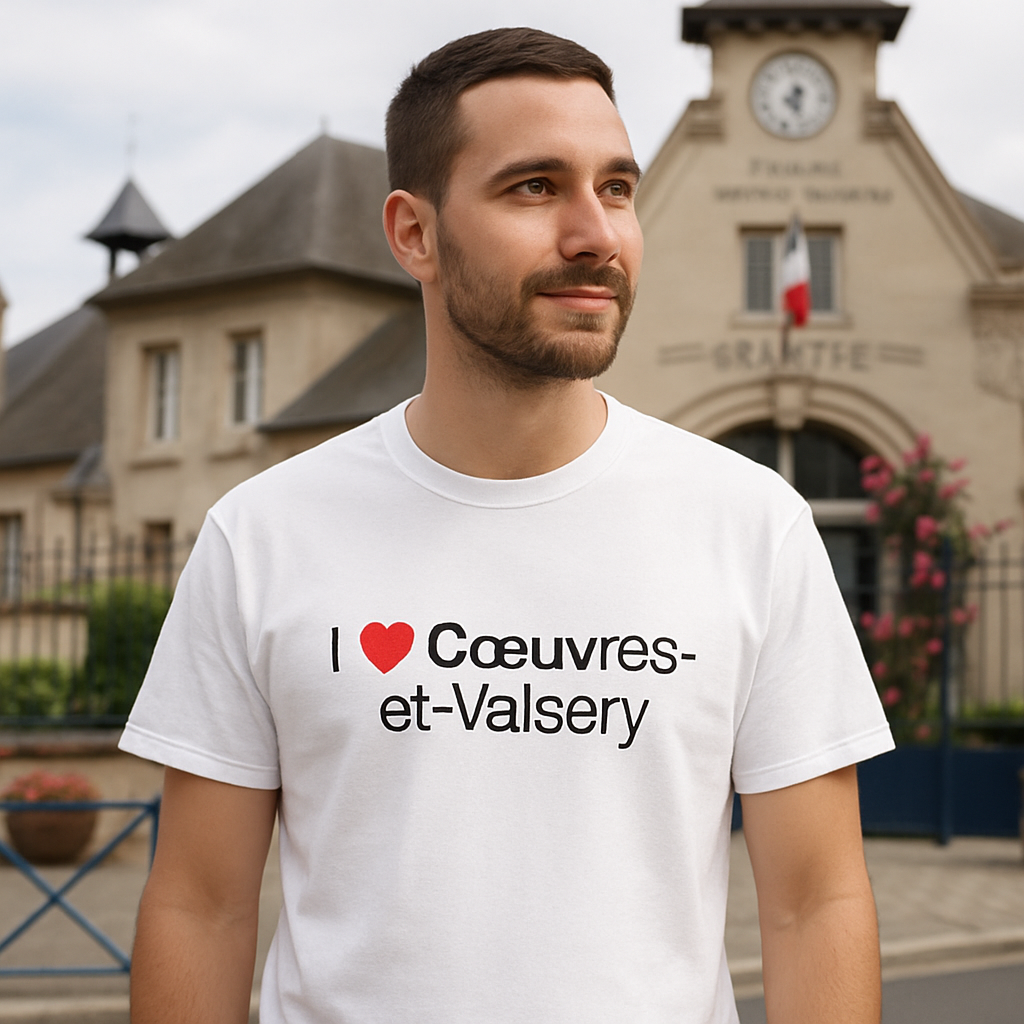 T-shirt I love cœuvres-et-valsery