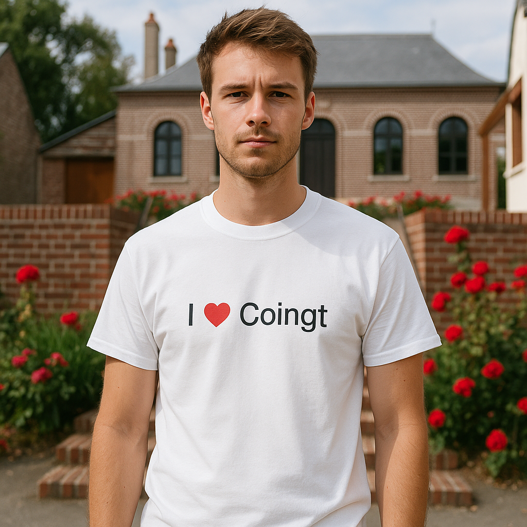 T-shirt I love coingt