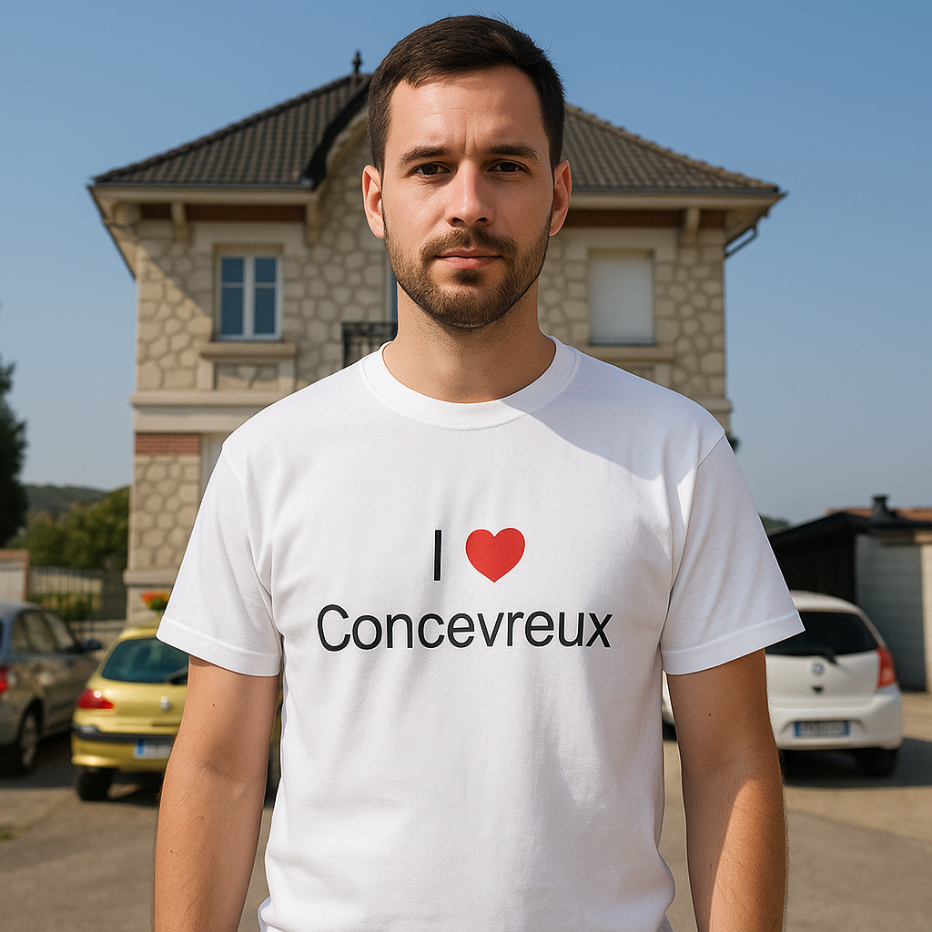 T-shirt I love concevreux