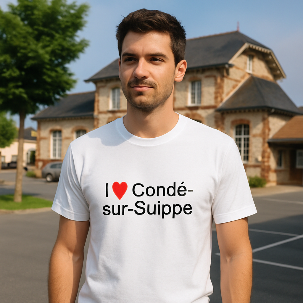 T-shirt I love condé-sur-suippe
