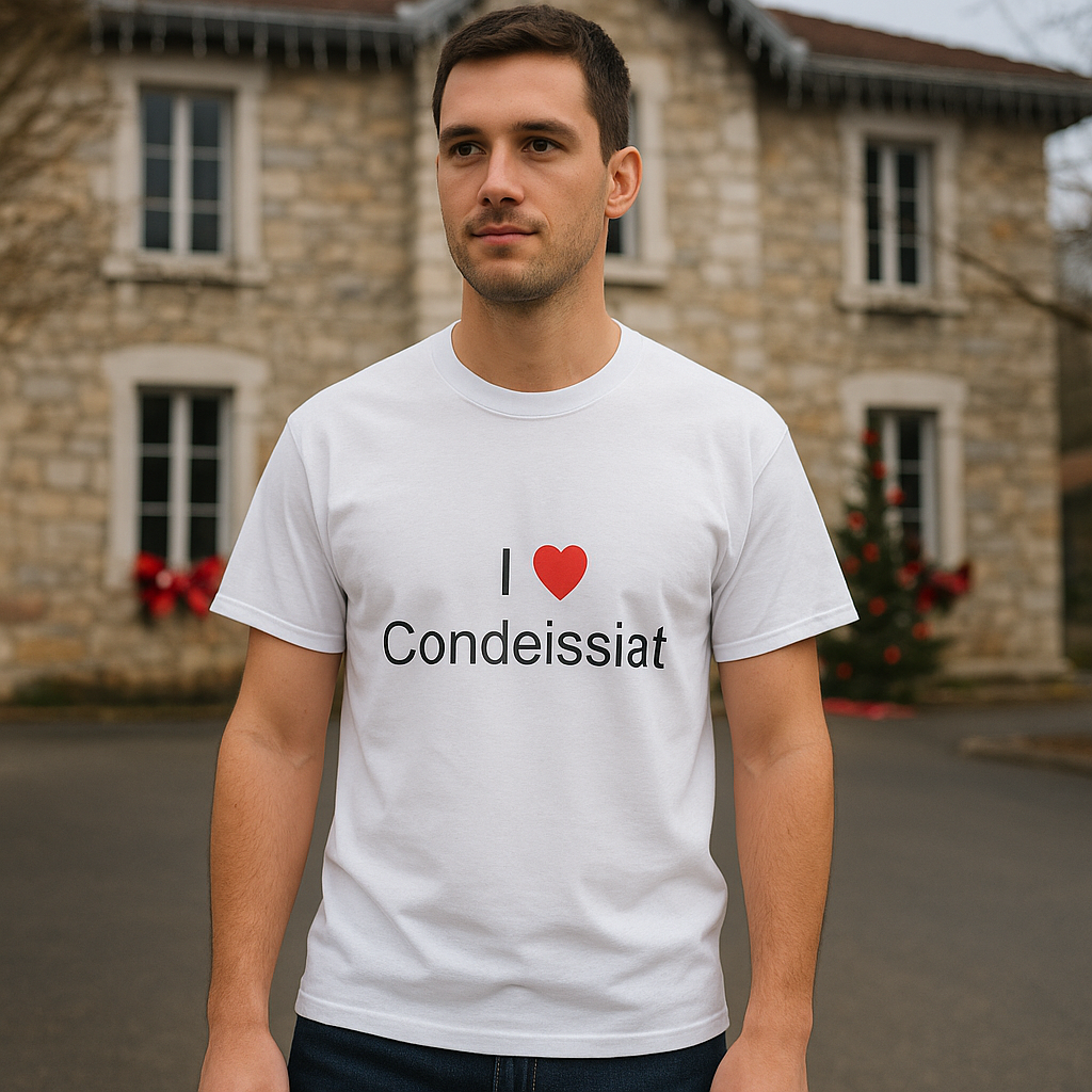 T-shirt I love condeissiat