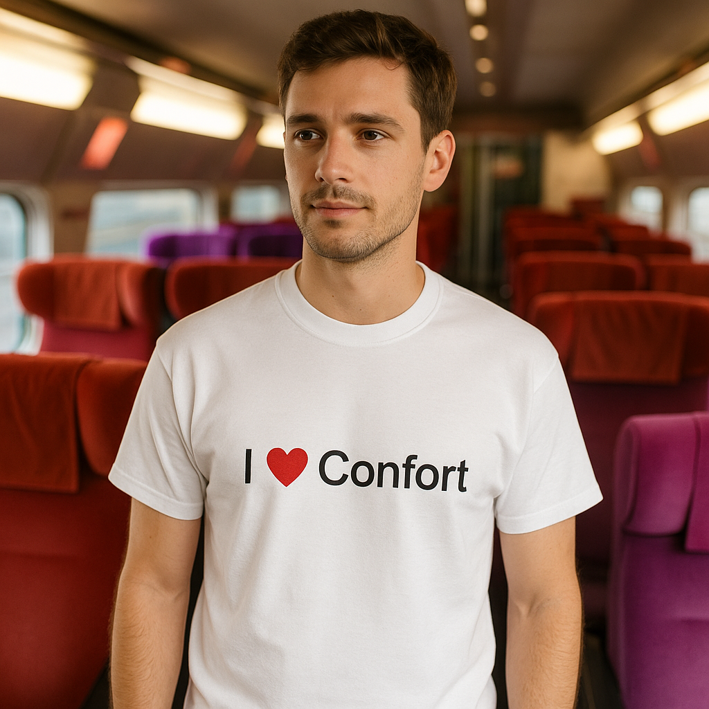 T-shirt I love confort