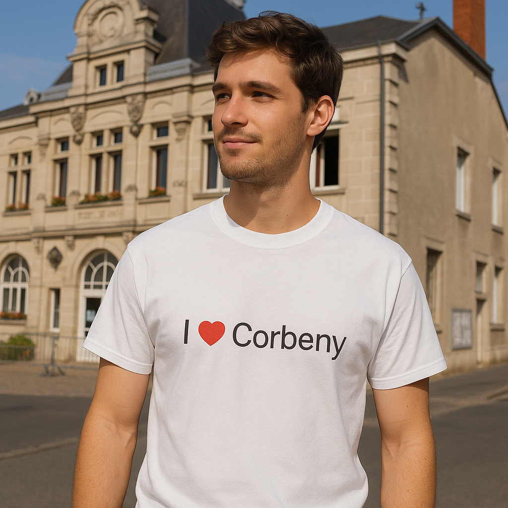 T-shirt I love corbeny