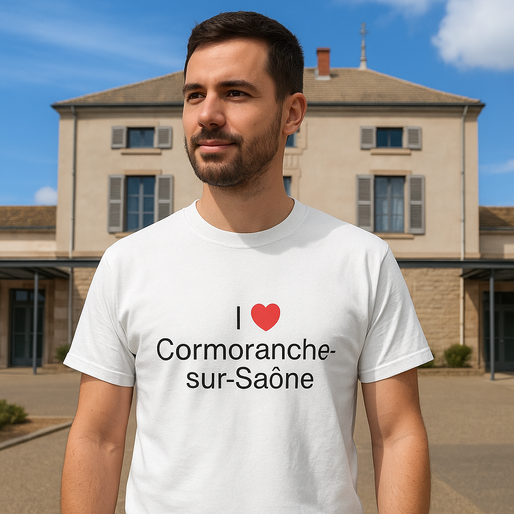 T-shirt I love cormoranche-sur-saône