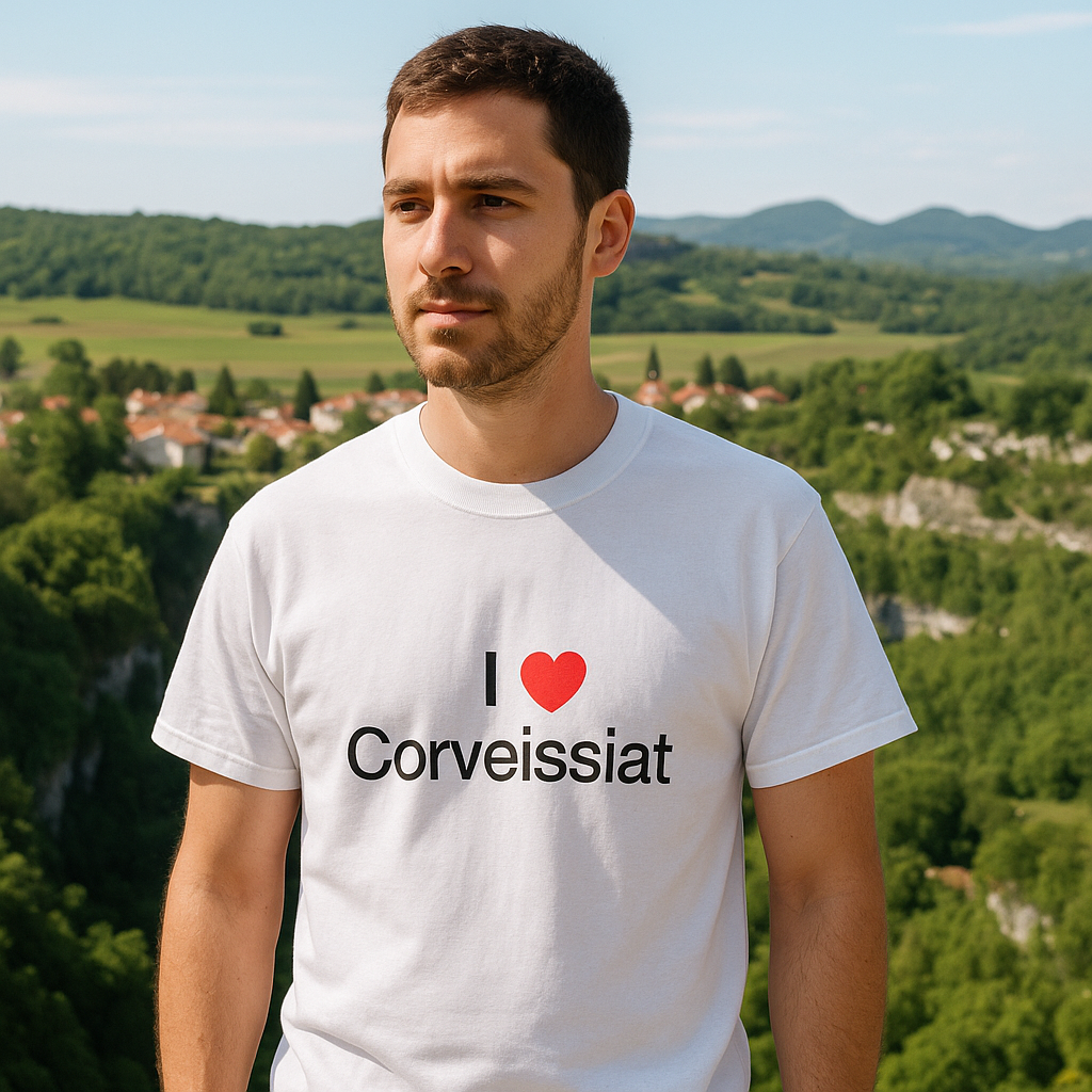 T-shirt I love corveissiat