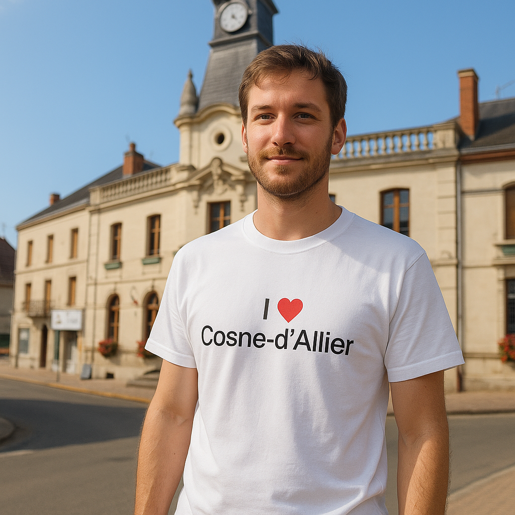 T-shirt I love cosne-d'allier