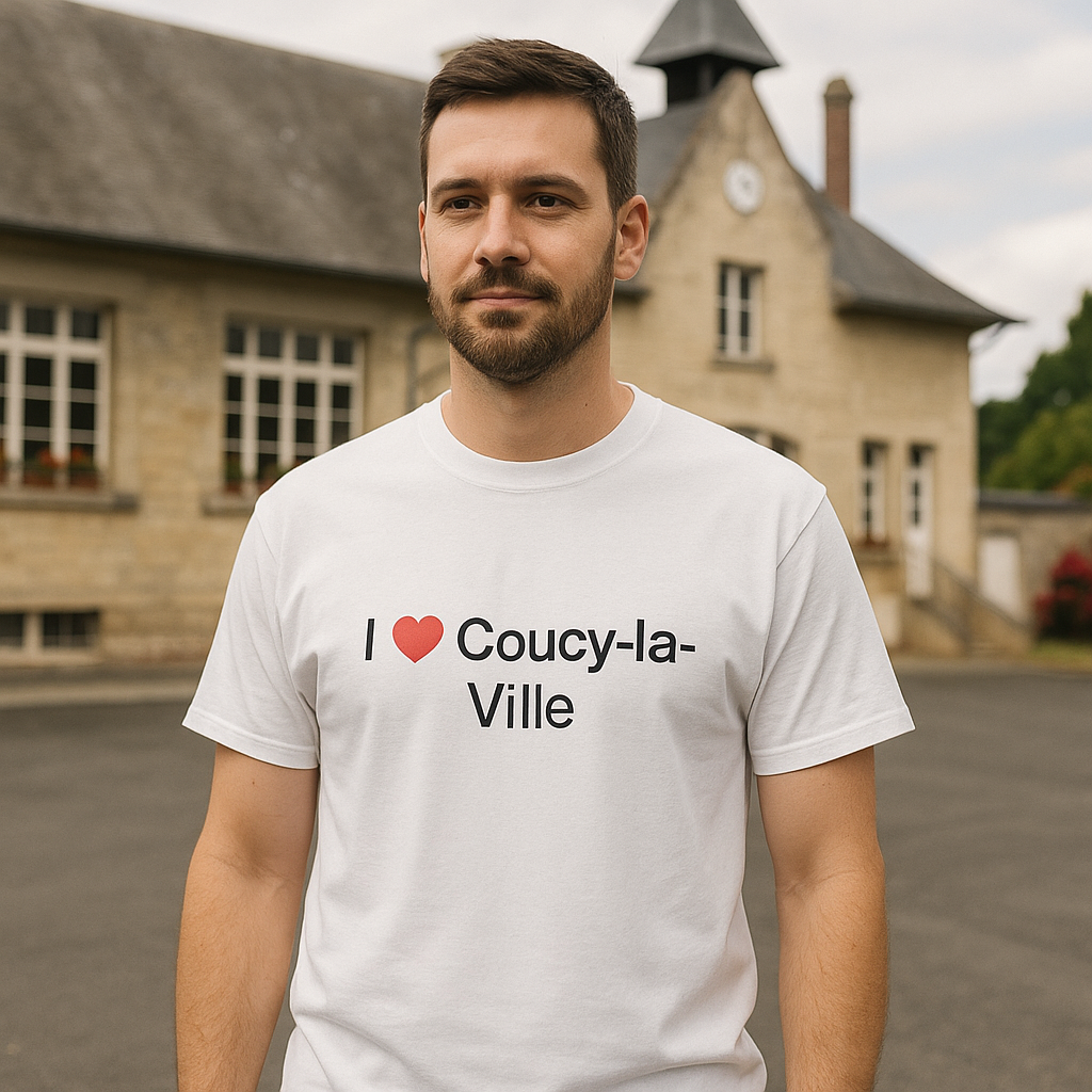T-shirt I love coucy-la-ville
