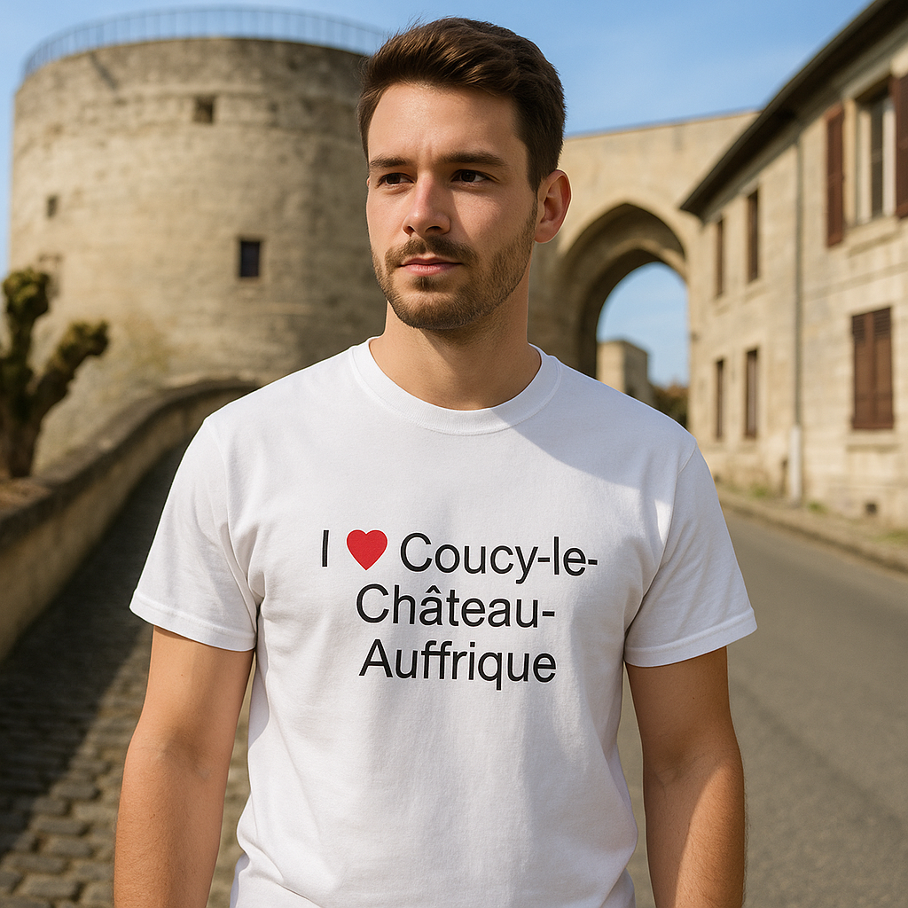 T-shirt I love coucy-le-château-auffrique
