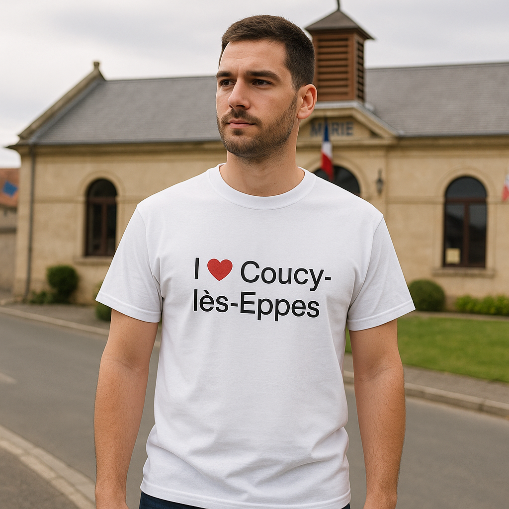 T-shirt I love coucy-lès-eppes