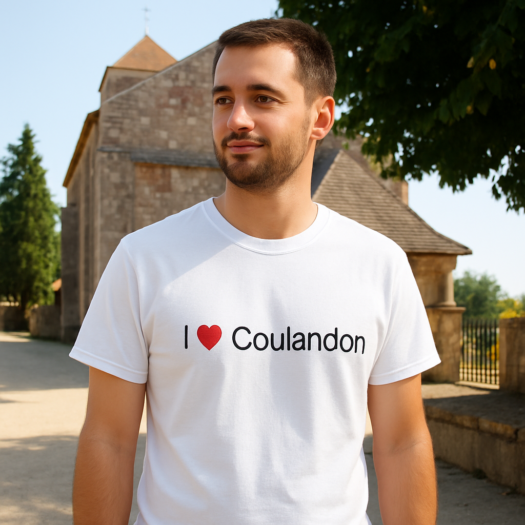 T-shirt I love coulandon