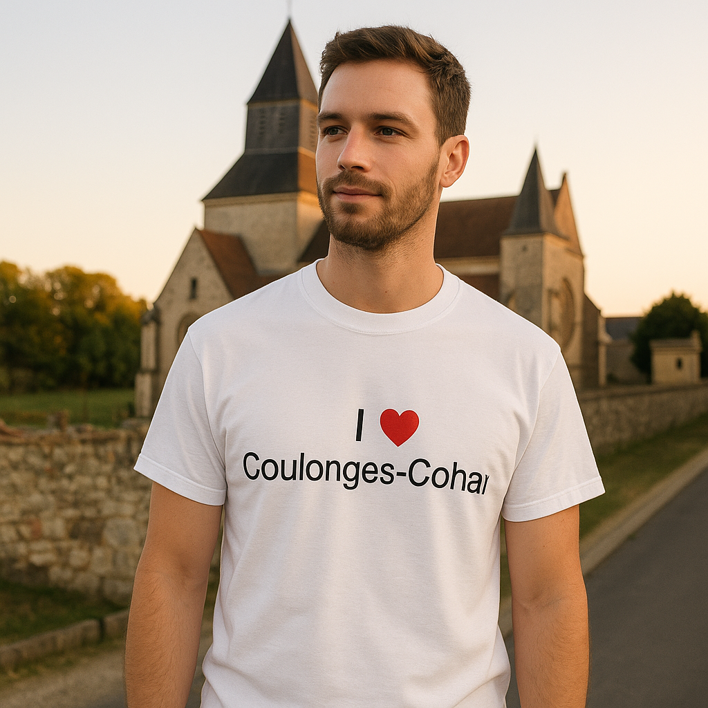 T-shirt I love coulonges-cohan